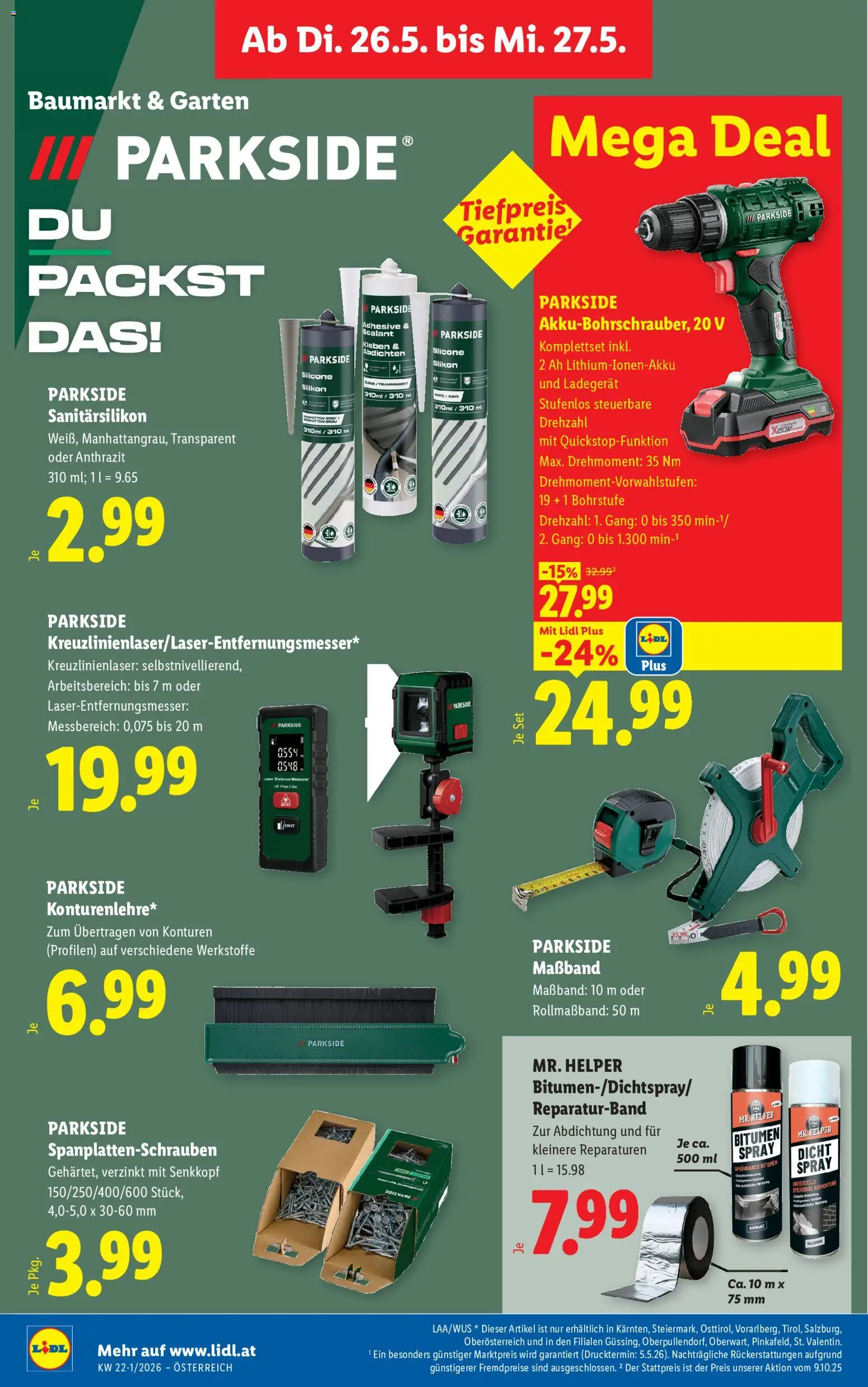 Lidl Flugblatt - Altenmarkt im Pongau, St. Johann im Pongau, Zell am See gültig ab 21.05.2026 | Seite: 33