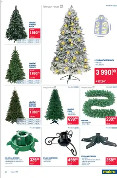 Náhled letáku Makro leták - Dekorace od 21.10.2026 | Strana: 13 | Produkty: Stojan na stromek, Girlanda, LED