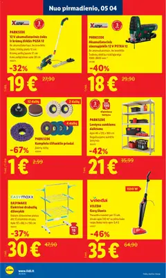 LIDL leidinys galioja nuo 04.05.2026 | Puslapis: 2 | Prekių: Lentyna, Džiovyklė