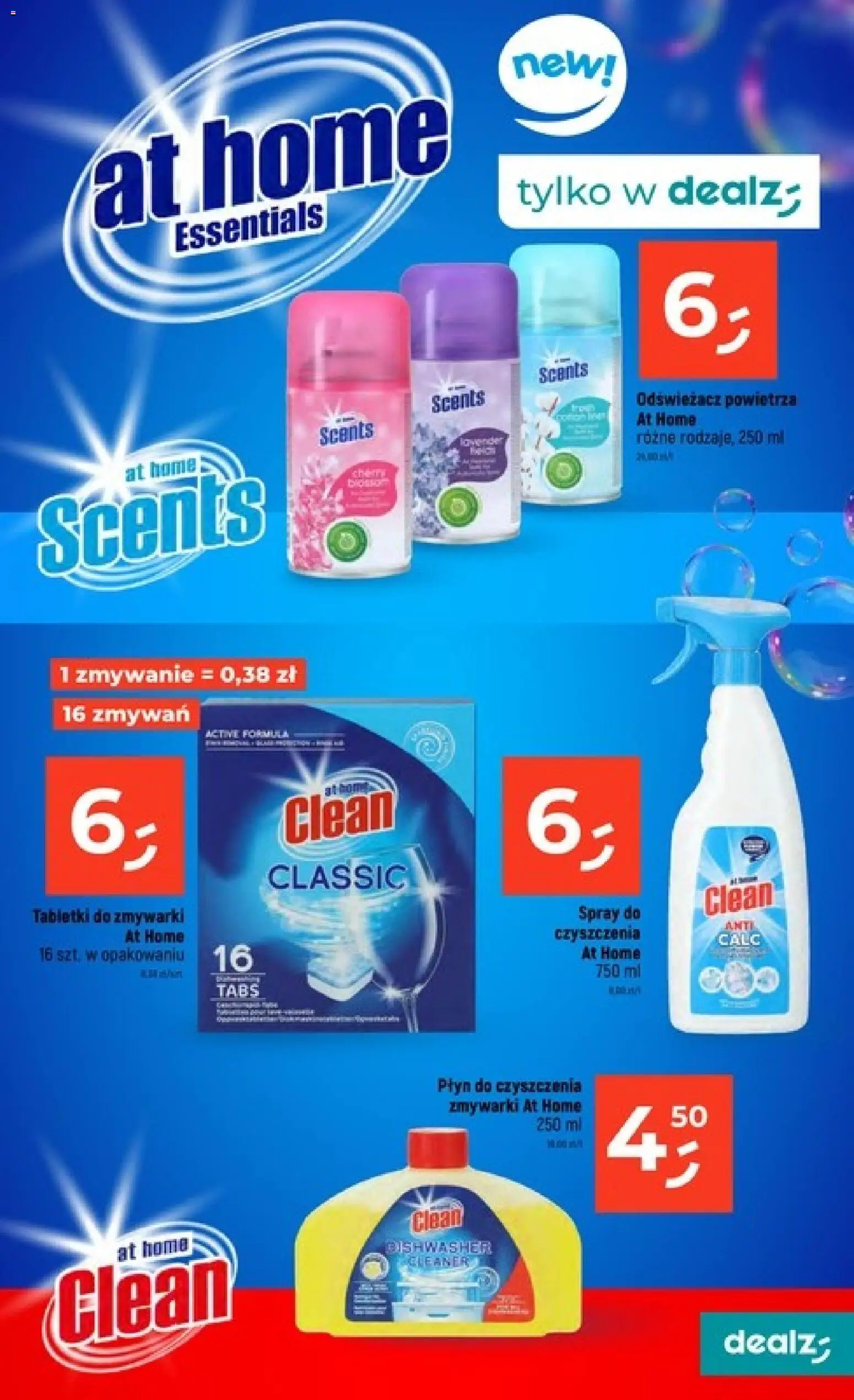 Dealz gazetka od 11.06.2026 | Strona: 27 | Produkty: Odświeżacz, Odświeżacz powietrza, Cleaner, Tabletki do zmywarki