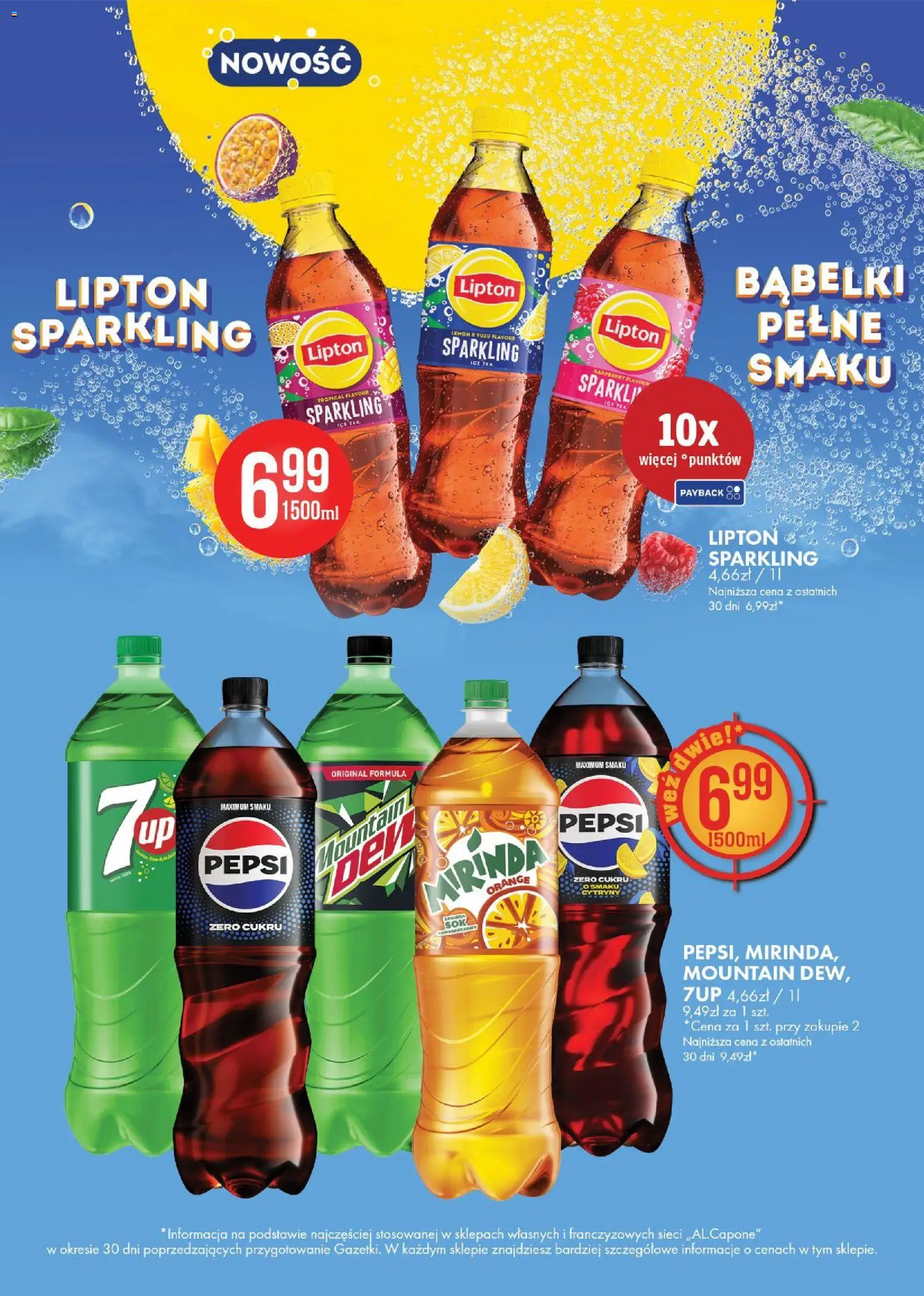 Al.Capone gazetka od 06.07.2026 | Strona: 17 | Produkty: Ice Tea, Pepsi, Cytryny