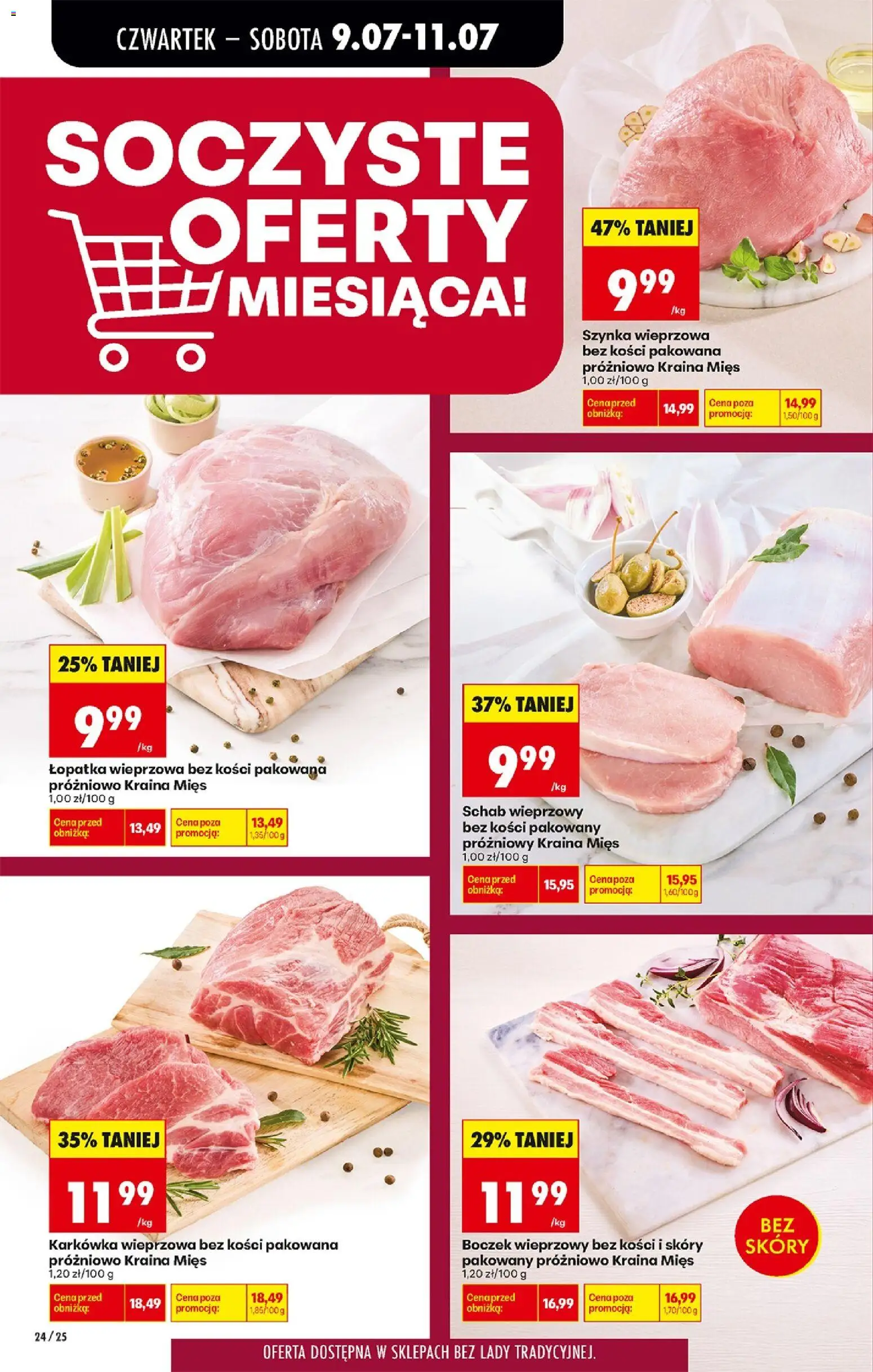 Biedronka Polsko leták - Codziennie niskie ceny od 09.07.2026 | Strana: 28 | Produkty: Lopatka