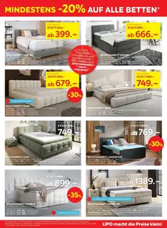 Lipo Aktionen ab 19.05.2026 gültig | Seite: 9 | Produkte: Matratze, Topper, Boxspringbett, Usb