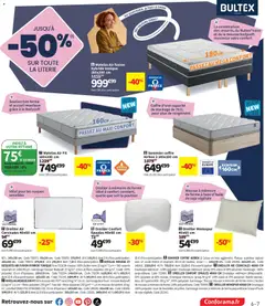 Conforama - Prévisualisation de Conforama catalogue valide à partir de 09.06.2026 | Page: 7 | Produits: Flocons, Caisse en bois, Plateau, Literie