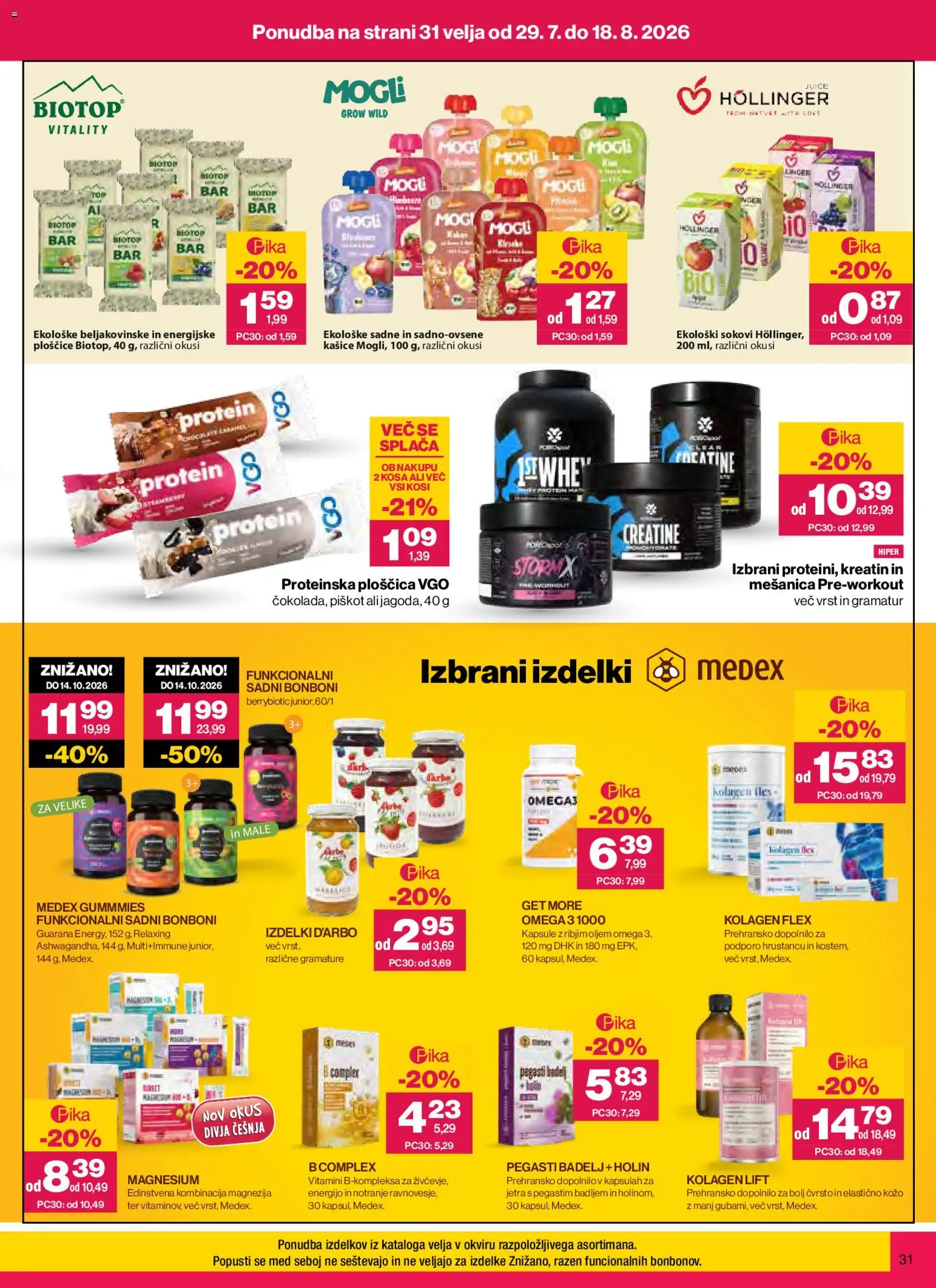 Novi Mercator katalog ponudbe – veljaven od 29.07.2026 | Stran: 31