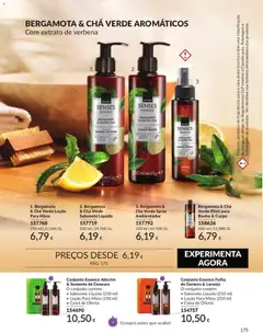 Pré-visualização Catálogo Avon Campanha 9 válido de 01/09/2026 | Página: 175 | Produtos: Chá verde, Sabonete, Banho, Cenoura