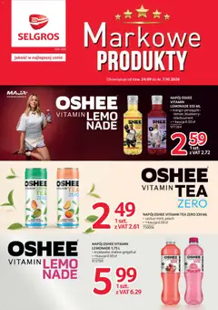 Pogląd oferty "Selgros cash&carry gazetka - Markowe Produkty" - ważna od 24.09.2026