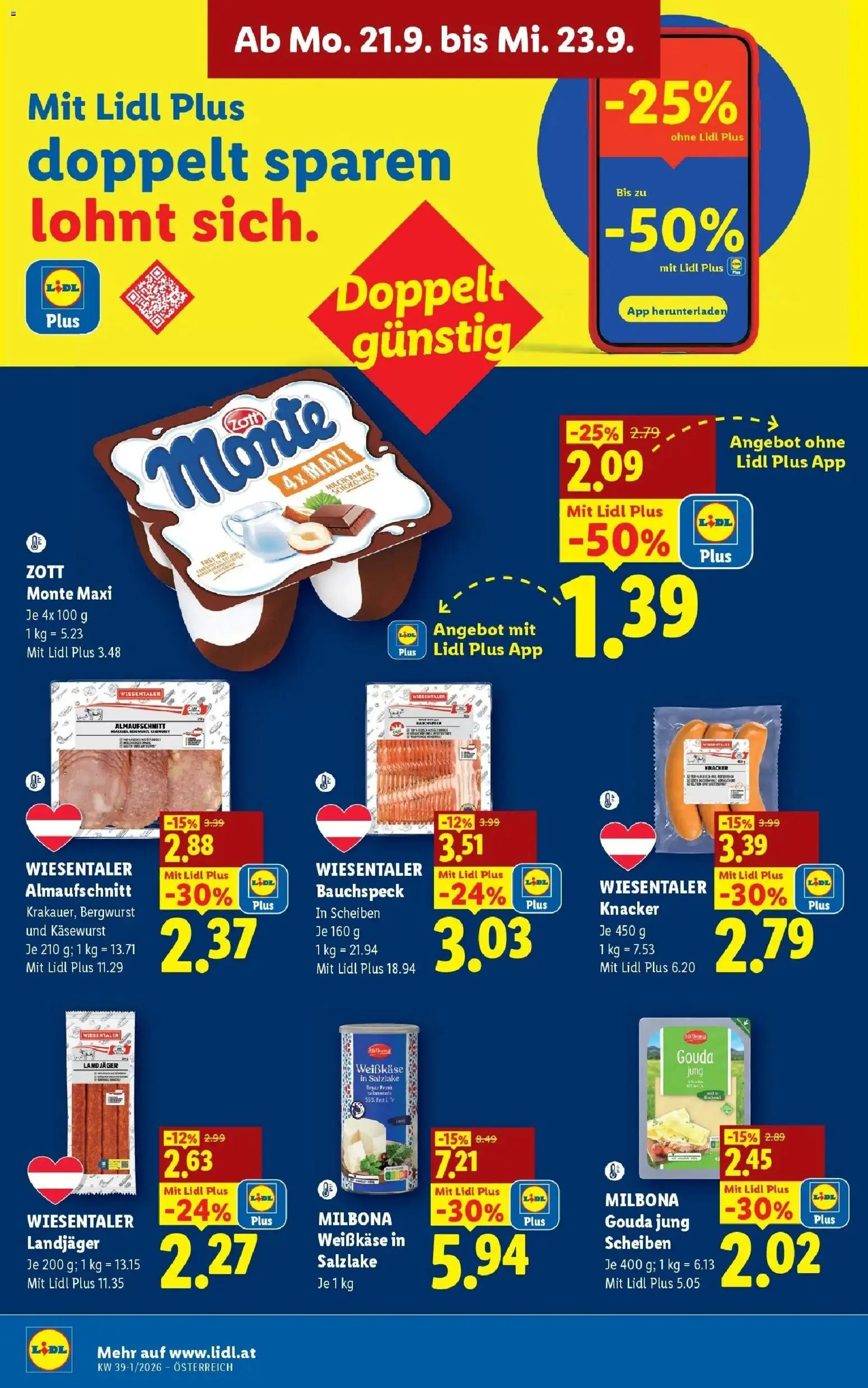 Lidl Flugblatt - Wien ab 13.09.2026 - Angebote ab donnerstag | Seite: 45 | Produkte: Weißkäse