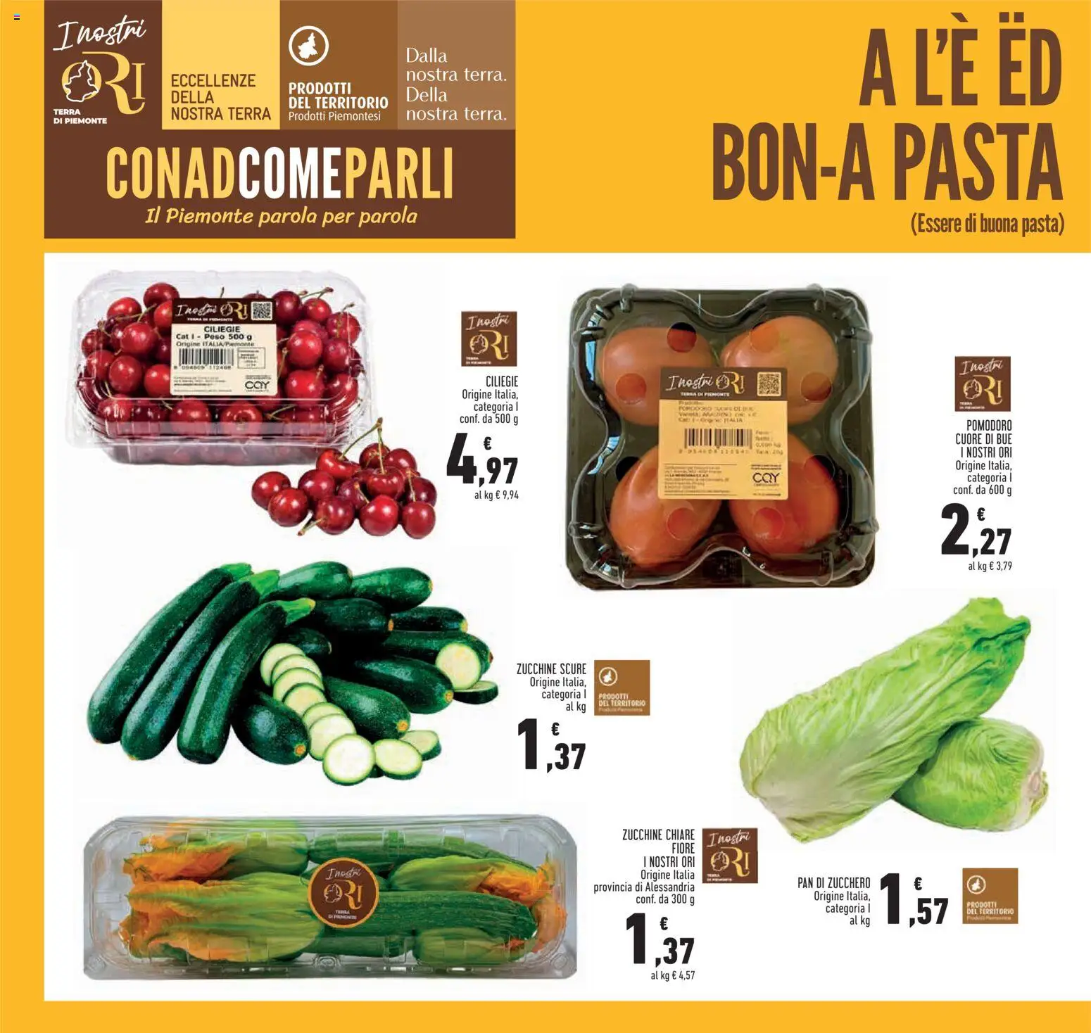 Volantino Conad del 18.06.2026 | Pagina: 6 | Prodotti: Zucchero, Pasta, Zucchine, Terra