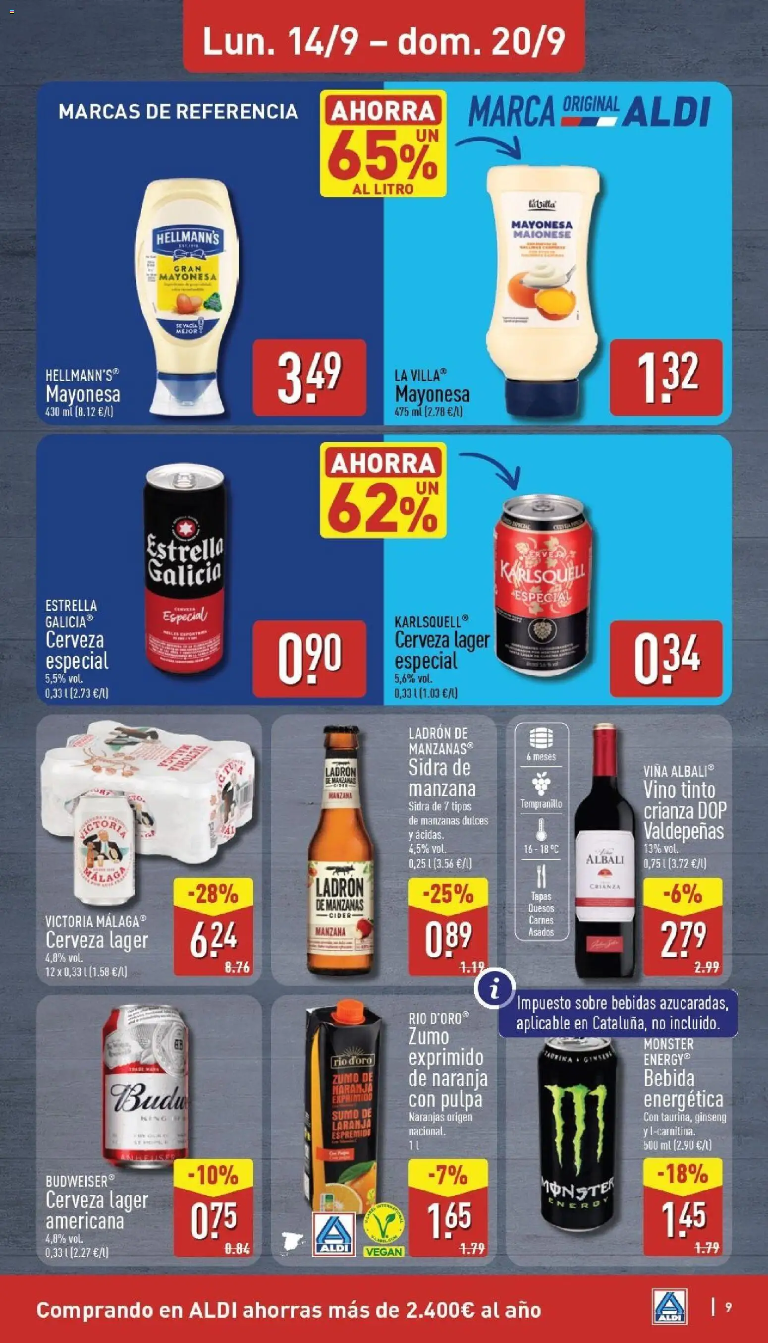 Aldi folleto Península │ válido desde el 14/09/2026 | Página: 9