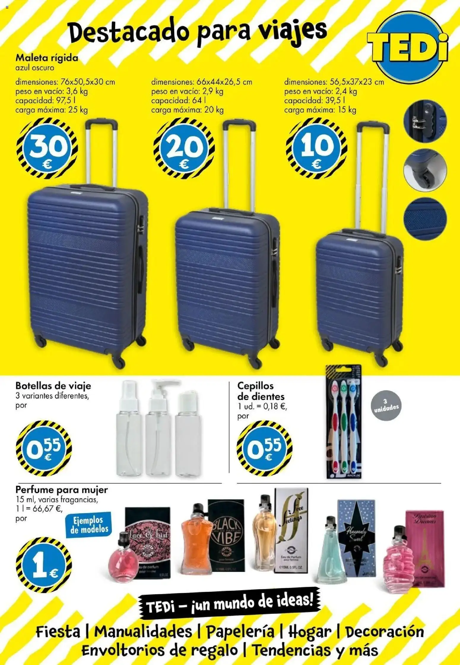 TEDi folleto │ válido desde el 18.06.2026 | Página: 3 | Productos: Perfume, Maleta, Peso