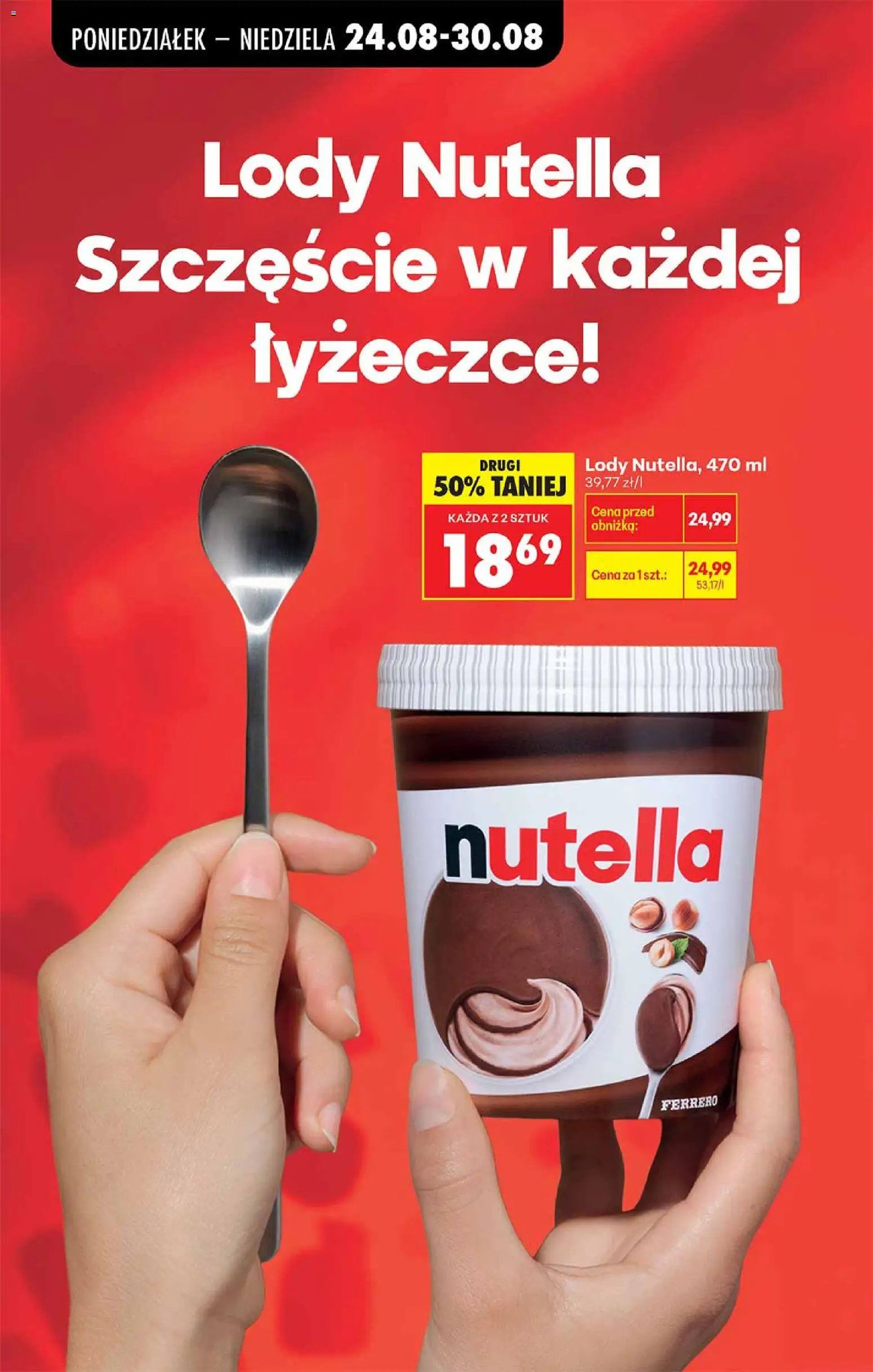 Biedronka Polsko leták od 24.08.2026 | Strana: 77 | Produkty: Nutella