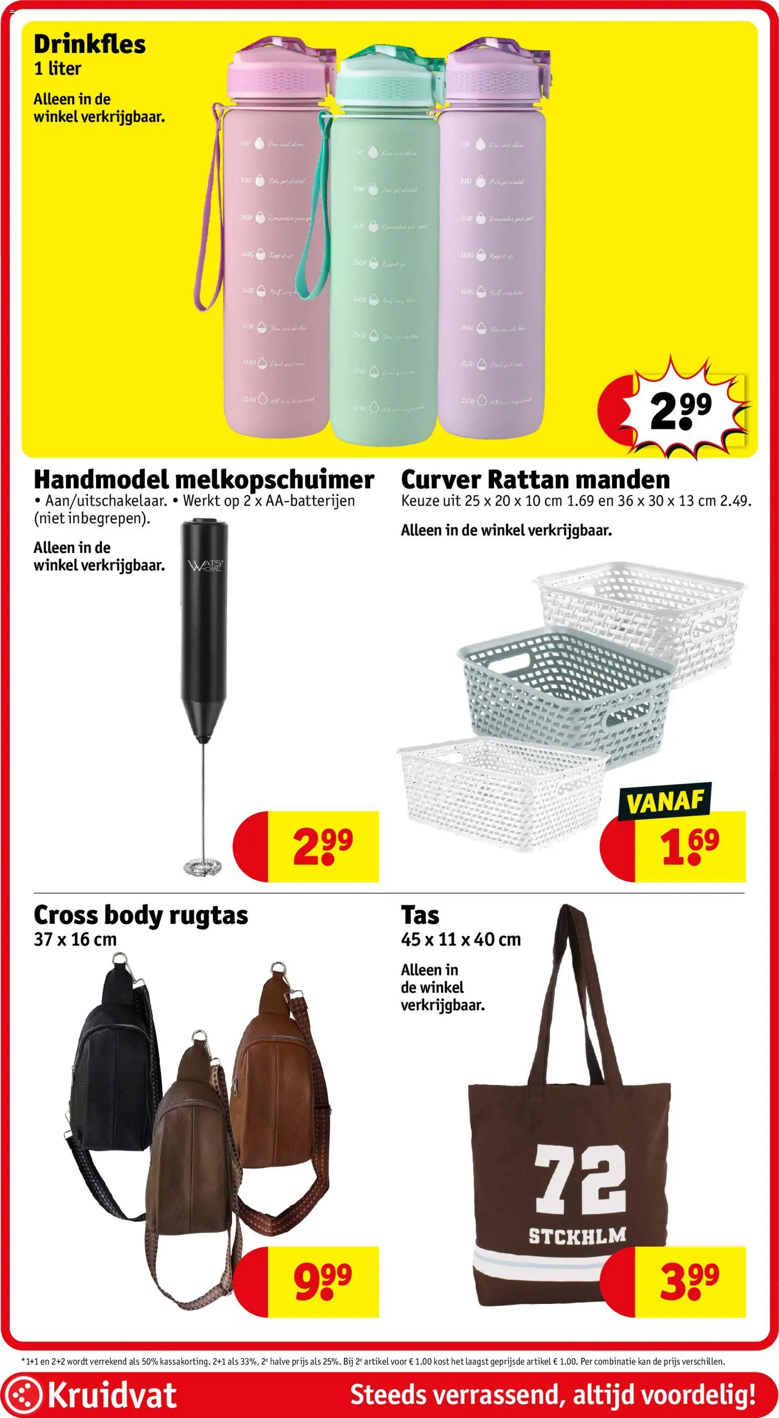 {H1} | Pagina: 54 | Producten: Manden, Kan, Melkopschuimer