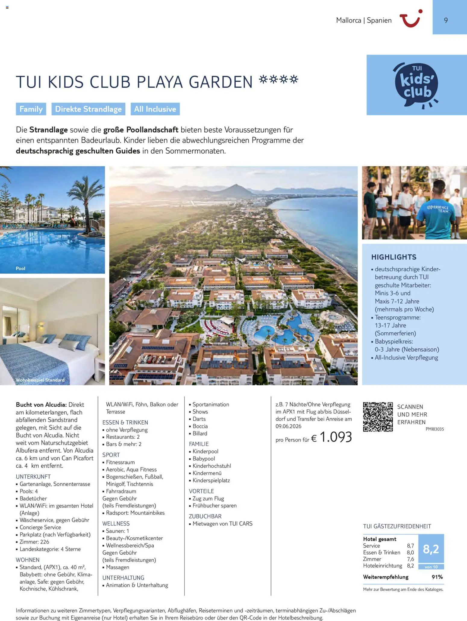 TUI Prospekt Südeuropa & Nordafrika 2026/27 – gültig ab 03.03.2026 | Seite: 9 | Produkte: Babybett