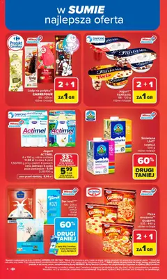 Pogląd oferty "Carrefour gazetka" - ważna od 22.06.2026 | Strona: 6 | Produkty: Karta, Lody na patyku, Ser, Jogurt