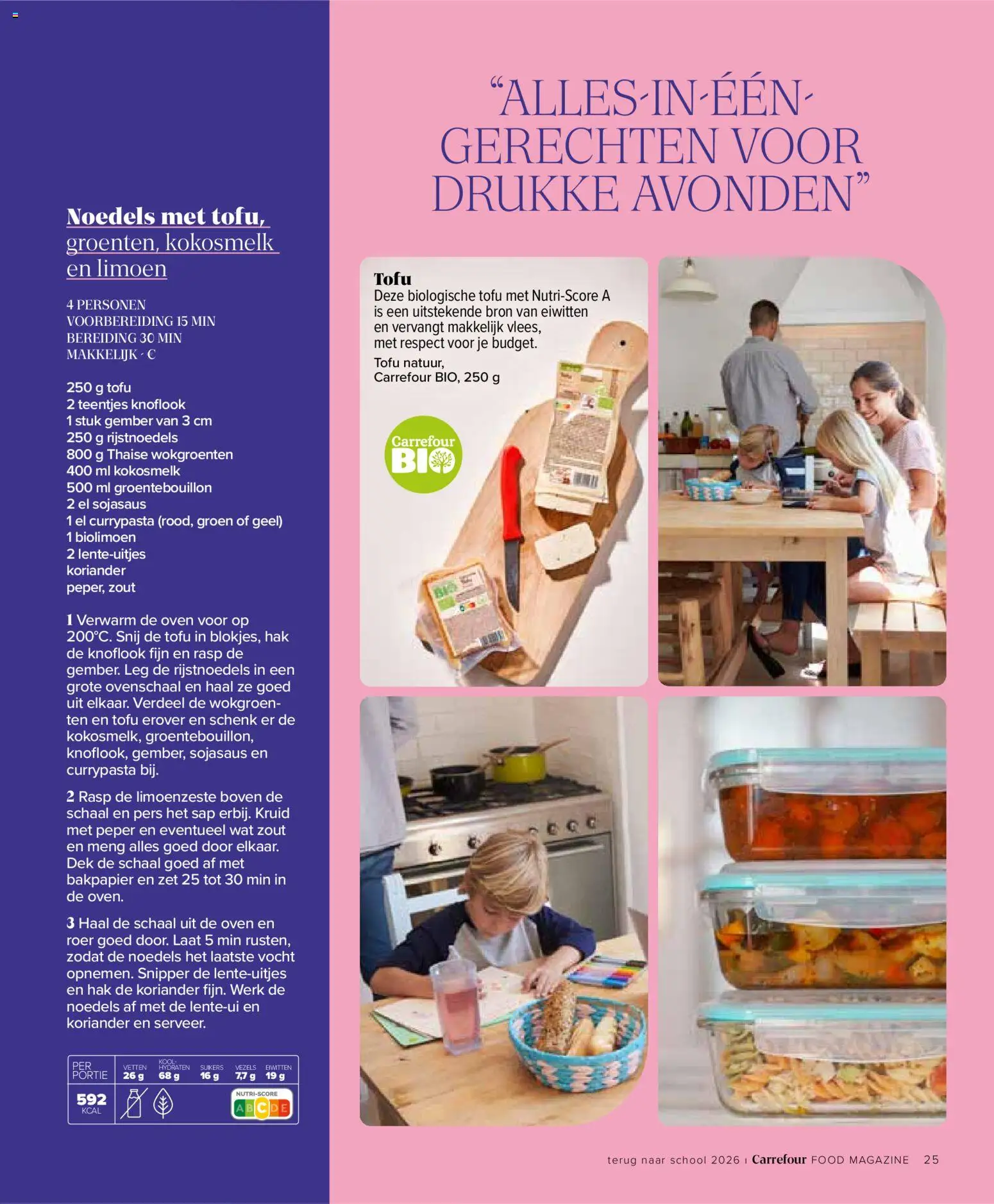 {H1} | Pagina: 25 | Producten: Noedels, Oven, Zout, Tofu