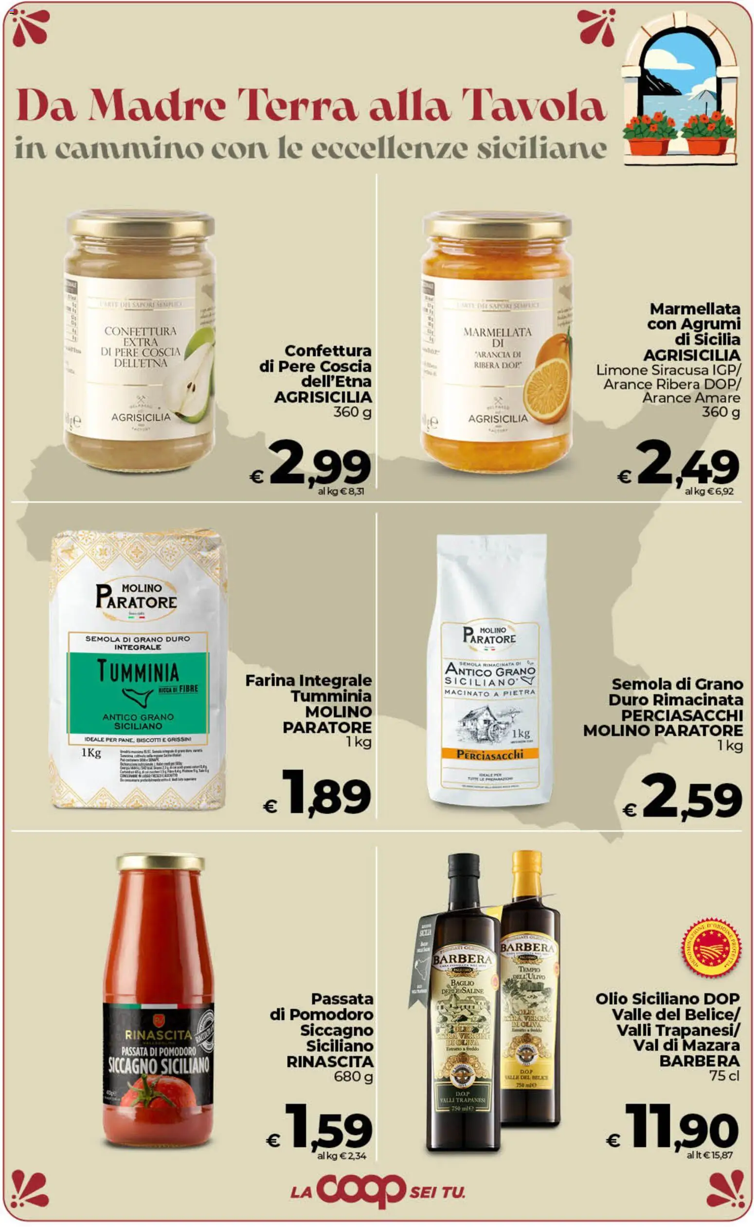 Volantino COOP del 19.05.2026 | Pagina: 5 | Prodotti: Pomodoro, Marmellata, Macinato, Terra