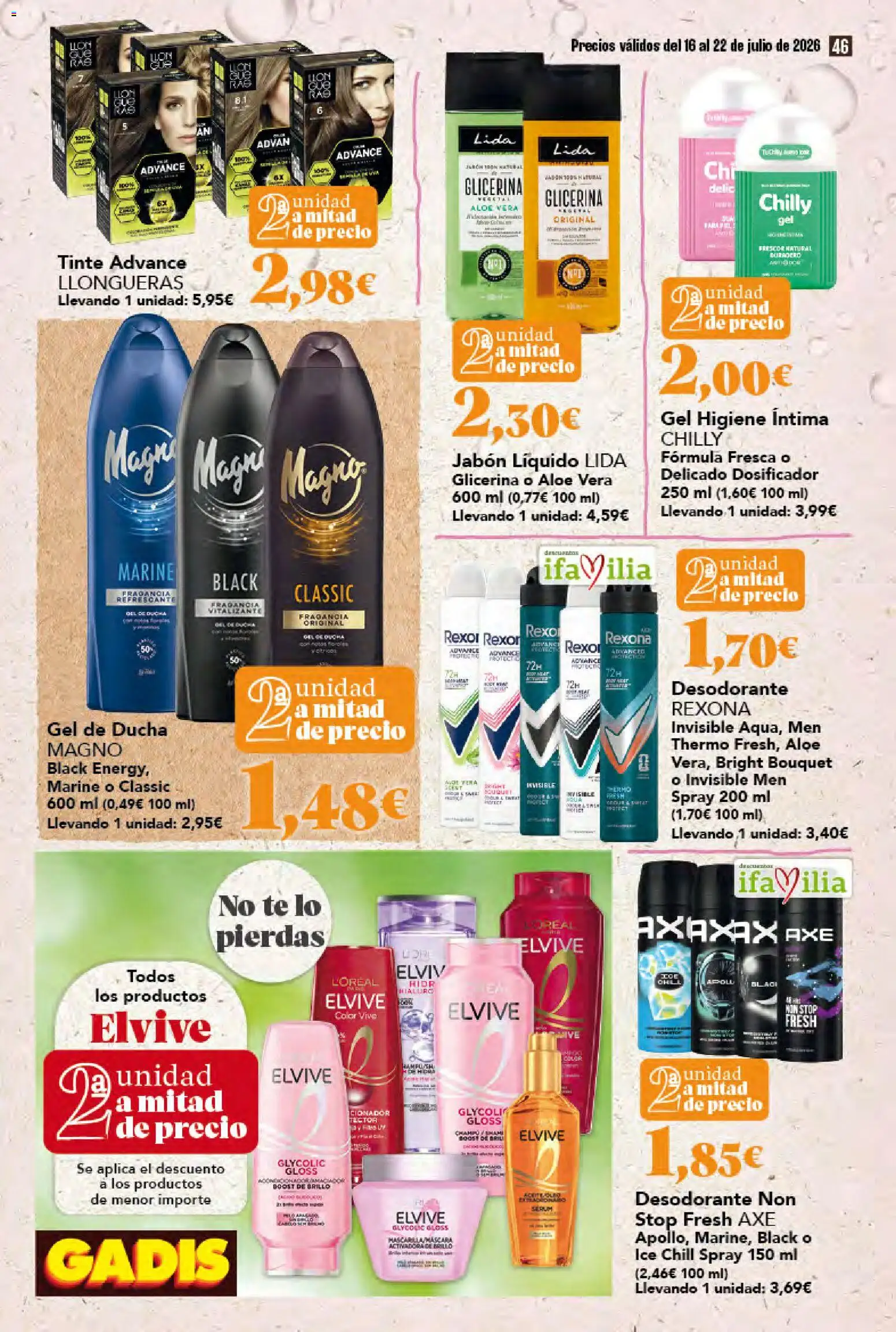 Gadis folleto │ válido desde el 16/07/2026 | Página: 46 | Productos: Βαλσάμικο ξύδι, Jabón, Té, Jabón líquido