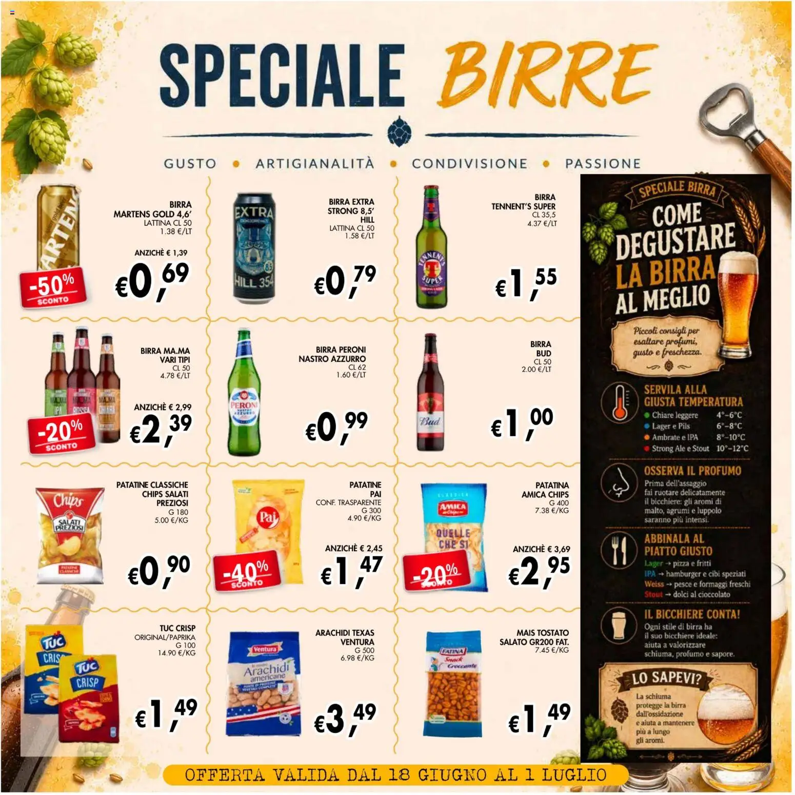 Volantino Coal del 18.06.2026 | Pagina: 19 | Prodotti: Pesce, Patatine, Agrumi, Piatto