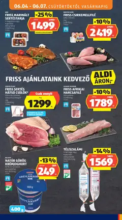 TÉLISZALÁMI, csemege vagy paprikás, 400 g/darab - amely érvényes a következő dátumtól: 04.06.2026 | Oldal: 11