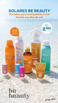 Pré-visualização Be Beauty Family Protetor Solar Spray, Protetor solar spray com extrato de aloe vera, proteção muito elevada, todos os tipos de pele válido de 05.05.2026 | Página: 37