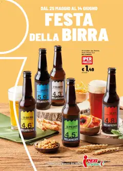 Anteprima del volantino Iper volantino Birra valido a partire dal 25.05.2026