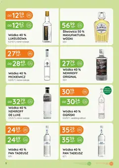 Pogląd oferty "Eurocash gazetka - Katalog Alkoholowy" - ważna od 01.06.2026 | Strona: 9 | Produkty: Ogiński, Vodka, Wódka