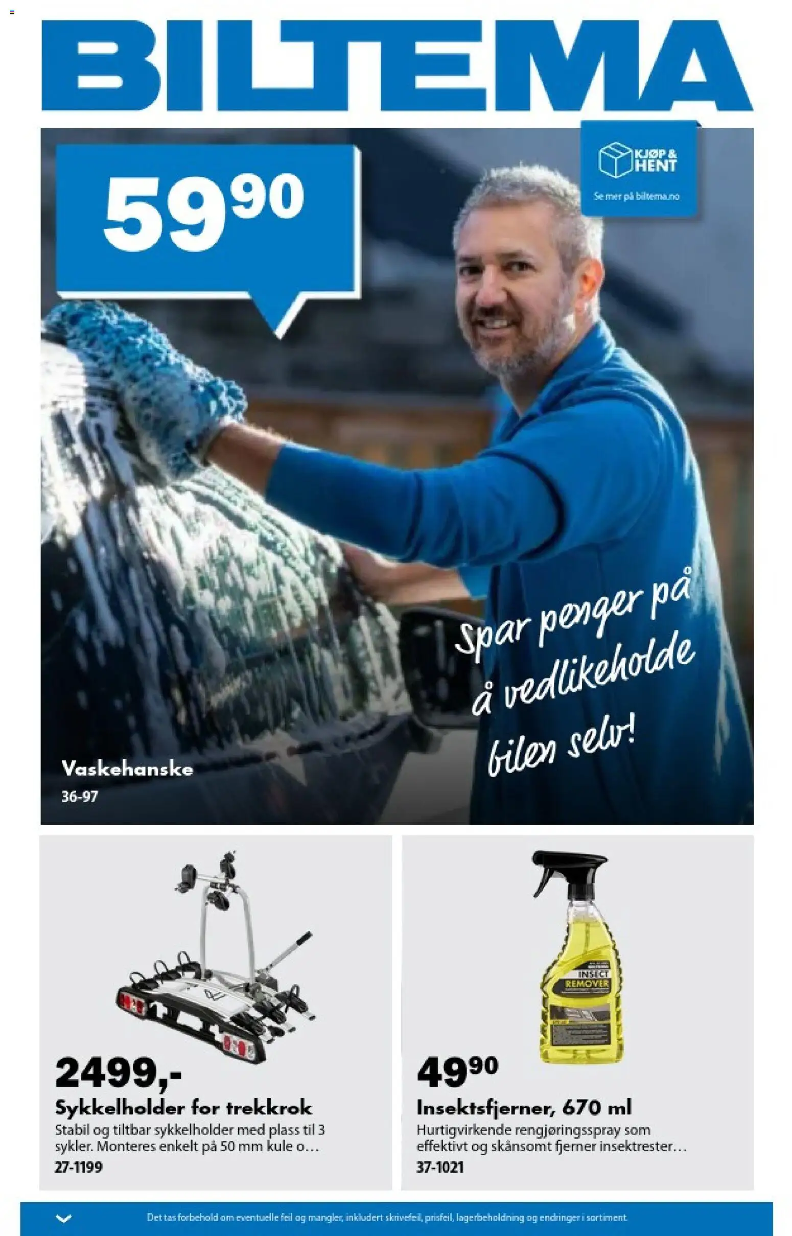Biltema Brosjyre Bilpleie - National (01/07/2026 - 31/08/2026) catalogue cover