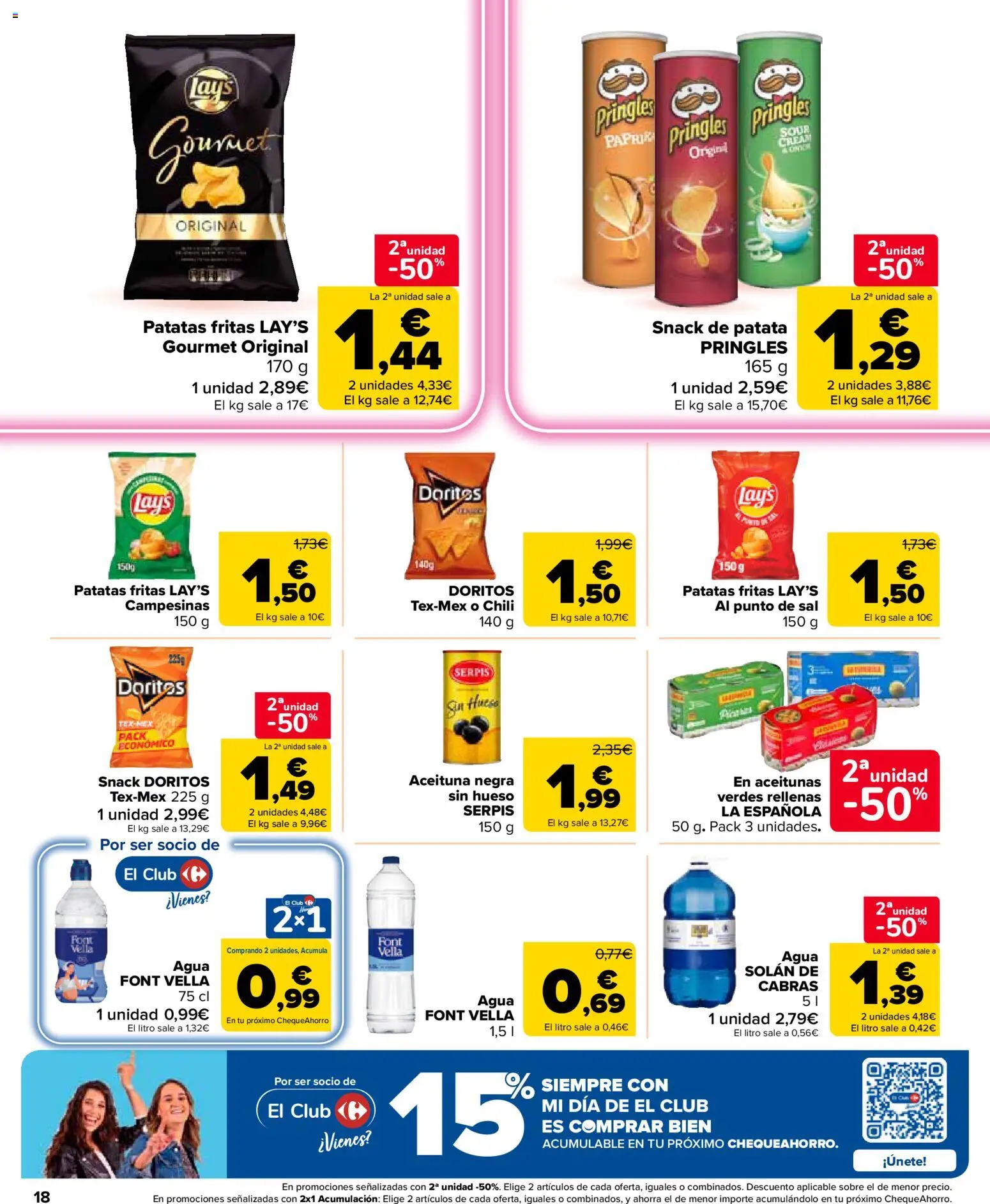Carrefour Market folleto │ válido desde el 10/09/2026 | Página: 18 | Productos: Aceitunas, Patatas, Patatas fritas, Sal