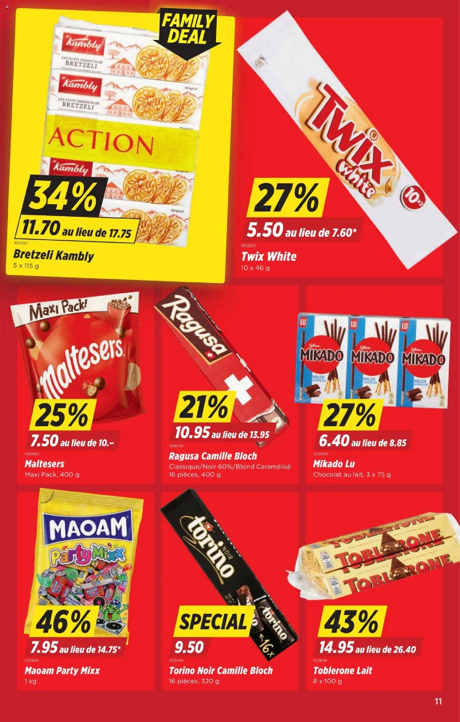 Denner aktionen FR – gültig ab 13.08.2026 | Seite: 11 | Produkte: Twix, Milch