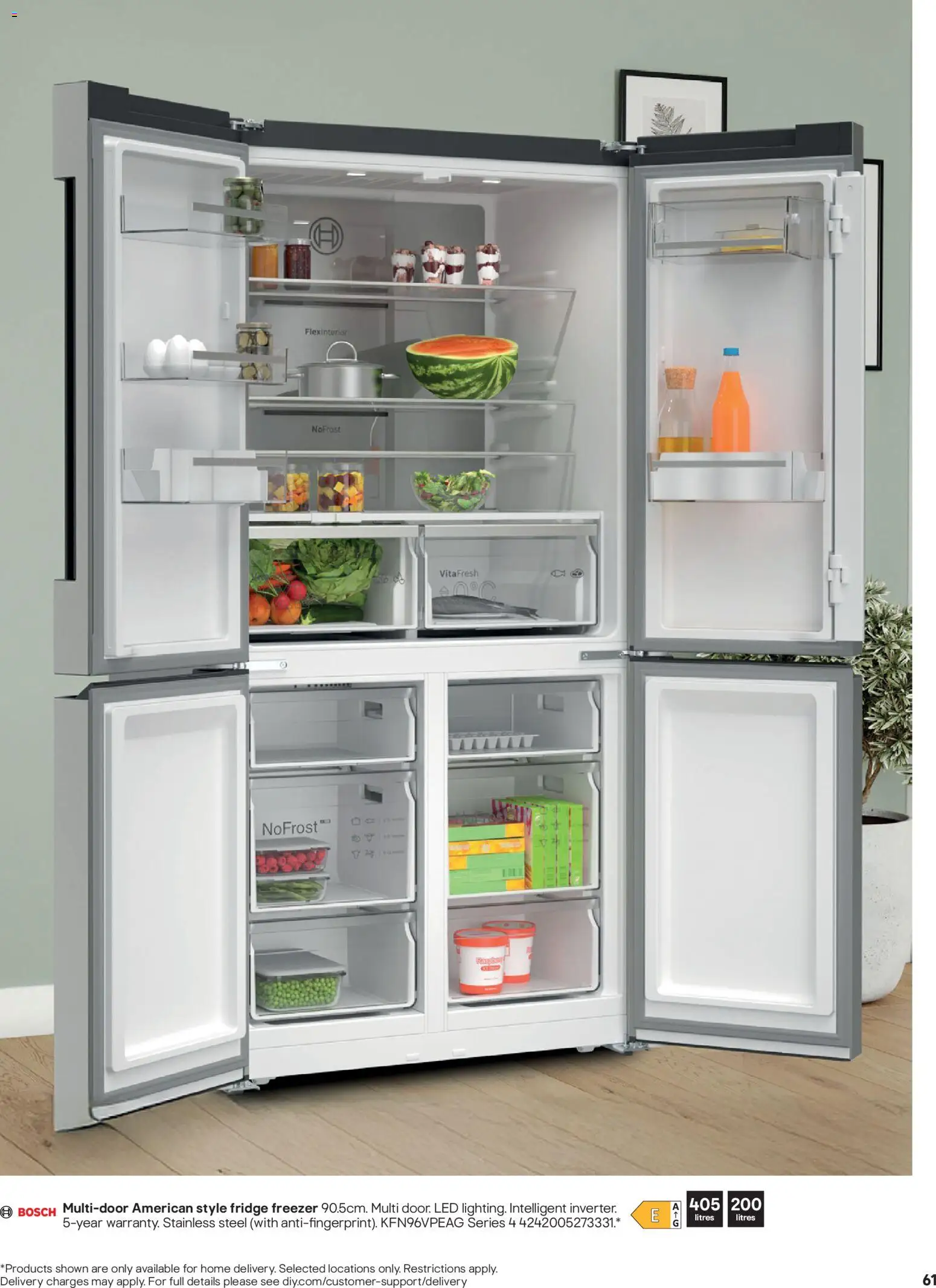 {H1} | Page: 61 | Products: Freezer