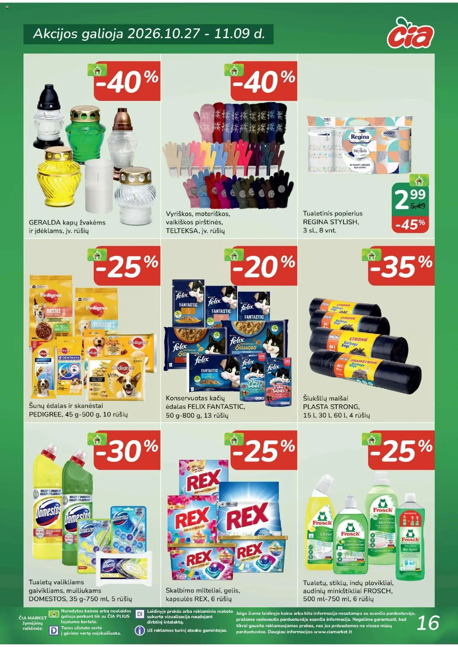 ČIA MARKET akcijos nuo 2026.10.27 | Puslapis: 16