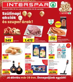 Interspar akciós újság - amely érvényes a következő dátumtól: 2026.09.24.