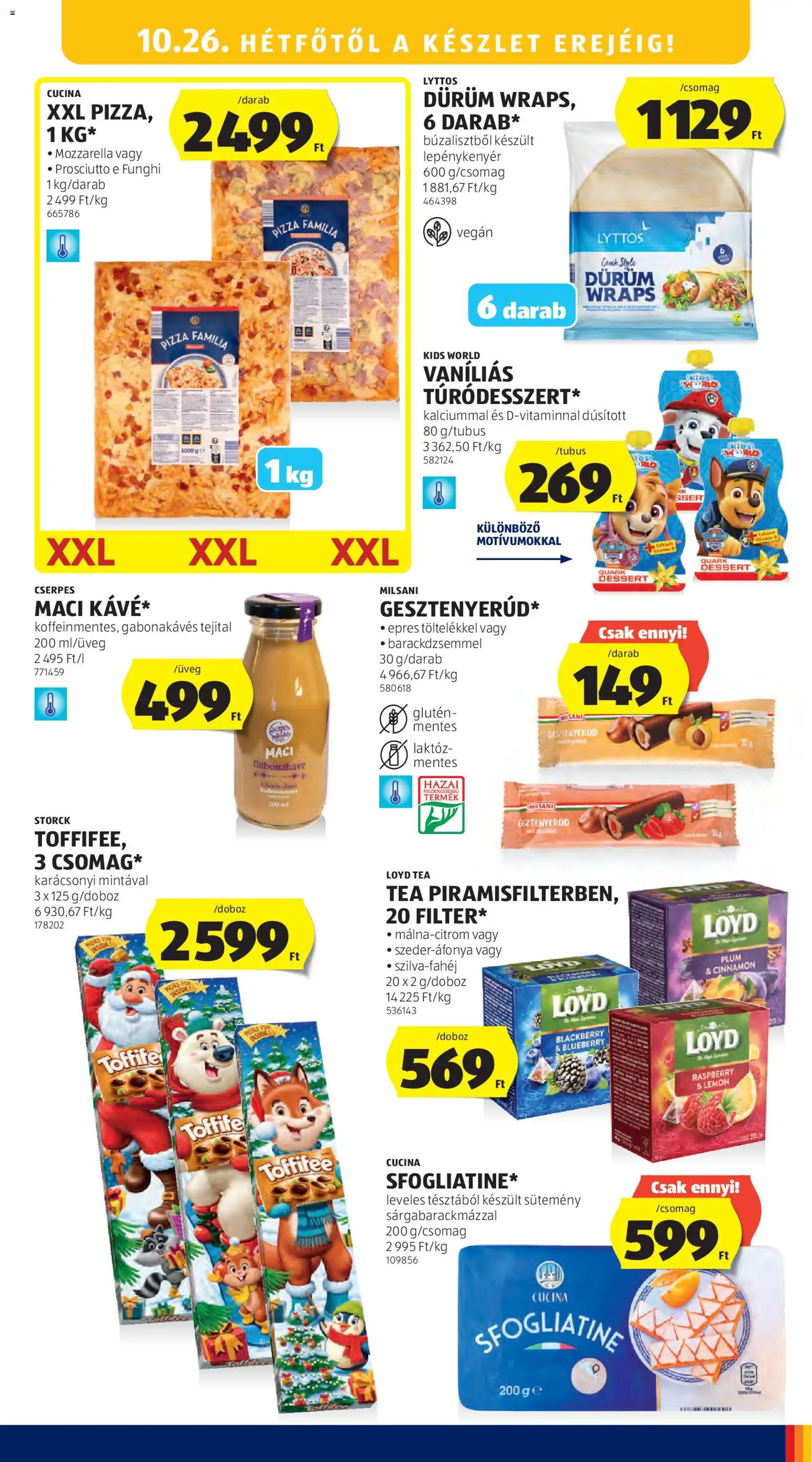 Aldi akciós ujság - amely érvényes a következő dátumtól: 2026.10.22. | Oldal: 25
