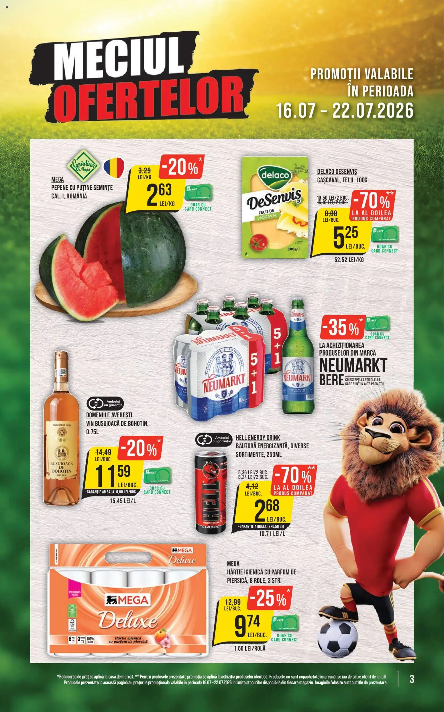 Noul catalog Mega Image – valabil de la 16.07.2026 | Pagină: 3 | Produse: Piersică, Aplică, Semințe, Deluxe