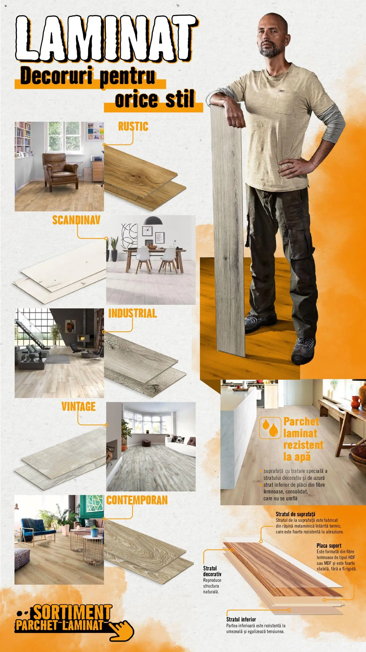 Noul catalog Hornbach – valabil de la 15.09.2026 | Pagină: 3 | Produse: Parchet, Apă, Suport