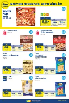 Metro akciós újság - amely érvényes a következő dátumtól: 2026.08.01. | Oldal: 8 | Termékek: Burgonya, Pizza, Hasábburgonya, Krokett