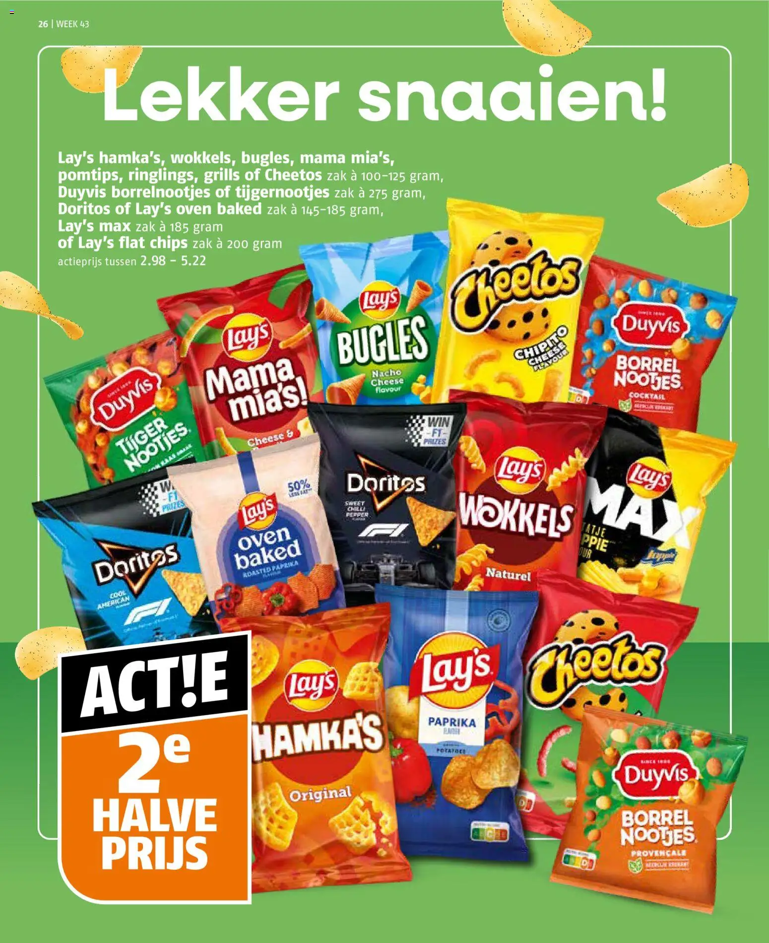 {H1} | Pagina: 26 | Producten: Zak, Oven, Paprika, Cheetos