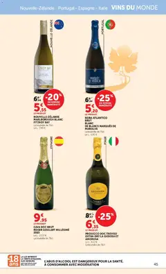 Super U - Prévisualisation de Super U Hyper U Foire aux vins valide à partir de 22/09/2026 | Page: 45 | Produits: Couture, Prosecco, Bouteille