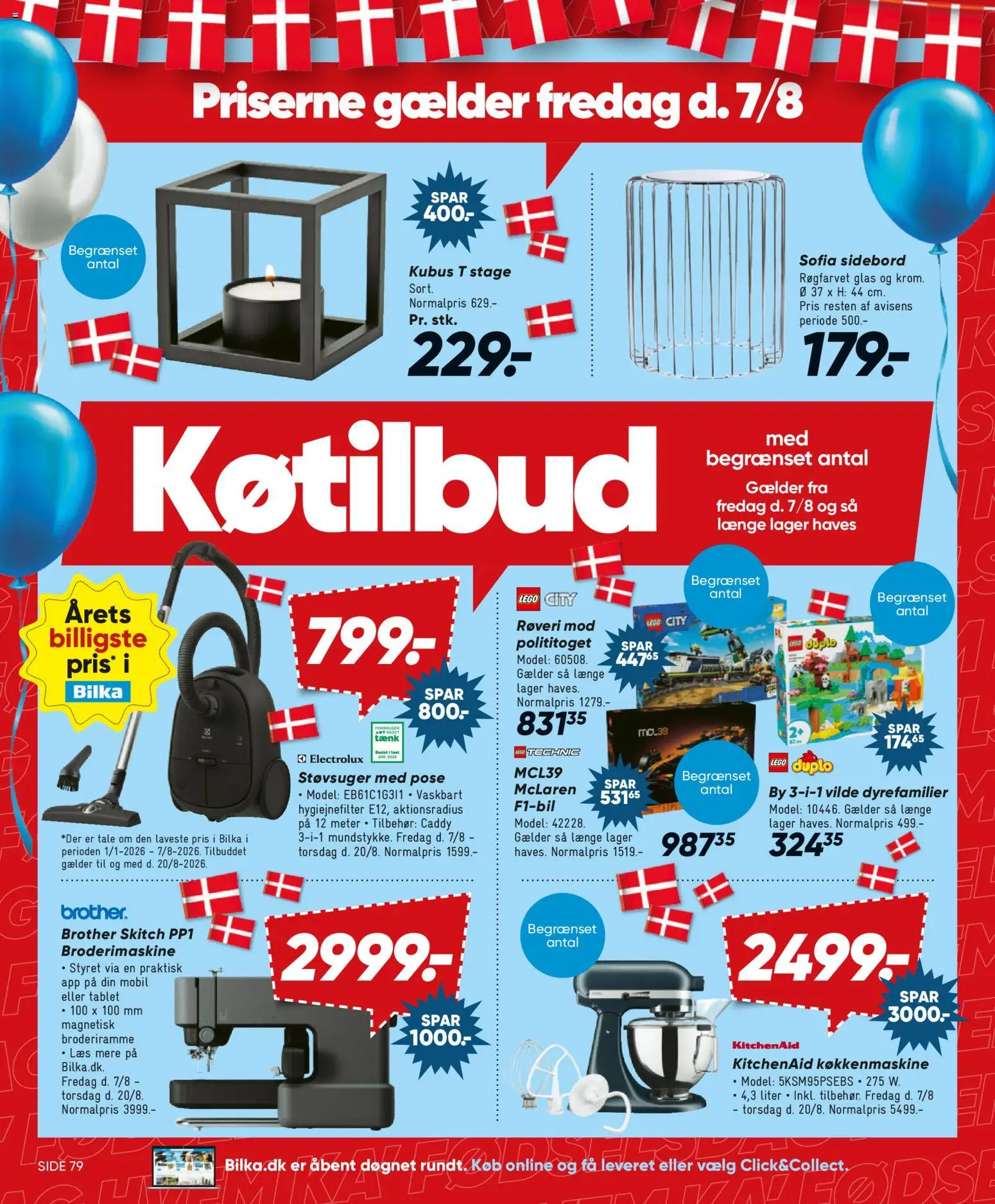 Bilka tilbudsavis – gyldig fra 07/08/2026 | Side: 2 | Produkter: Tablet, Støvsuger