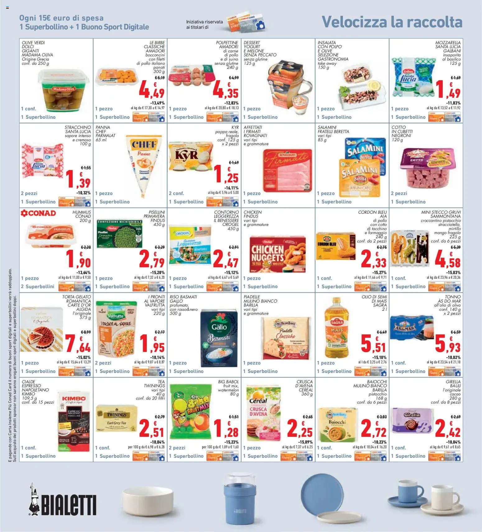 Volantino Conad del 27/08/2026 | Pagina: 30 | Prodotti: Suino, Formaggio, Hummus, Mozzarella santa lucia