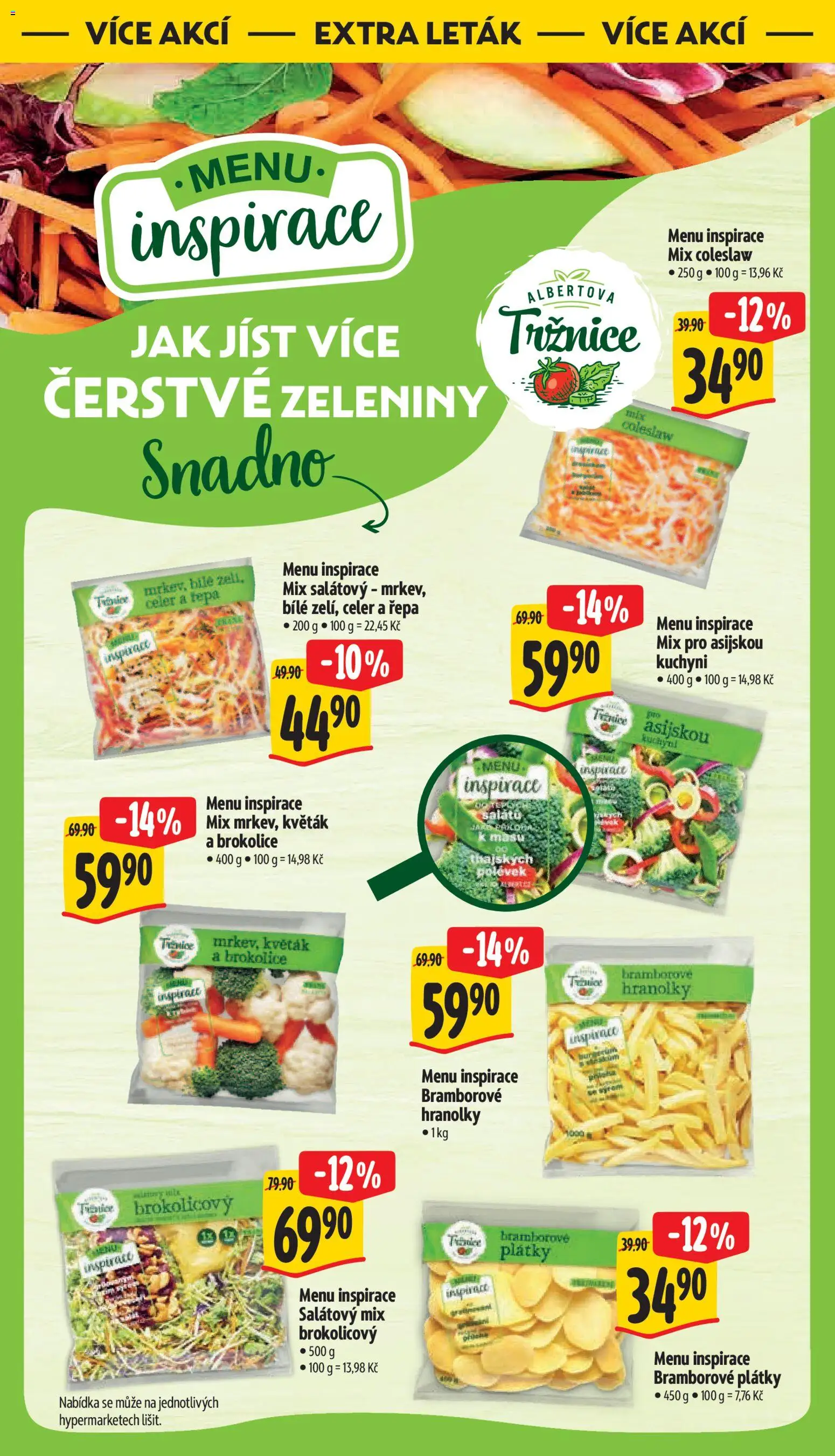 Albert leták - Hypermarket - Strakonice od 19.08.2026 | Strana: 42 | Produkty: Květák, Coleslaw, Hranolky, Celer