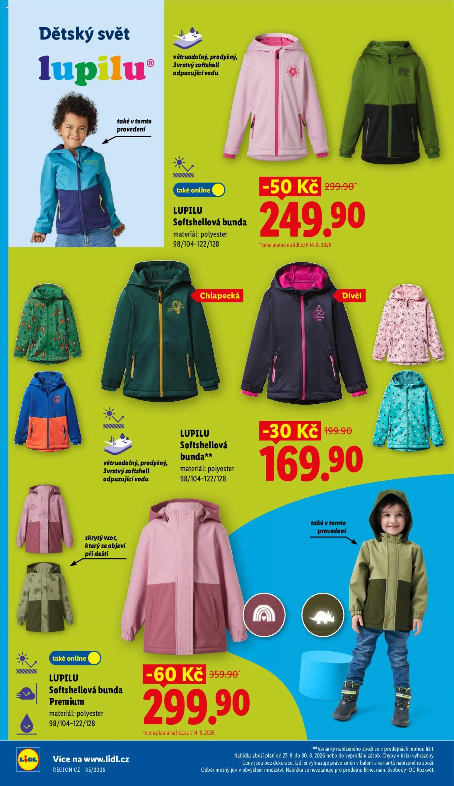 Lidl leták - Spotřební zboží od 24.08.2026 | Strana: 24 | Produkty: Bunda