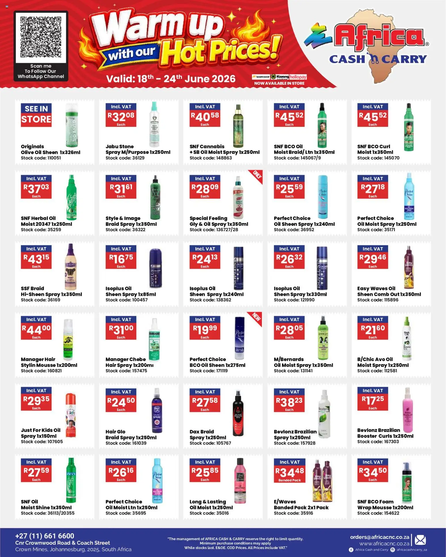 New Africa Cash & Carry catalogue – valid from 18.06.2026 | Page: 1