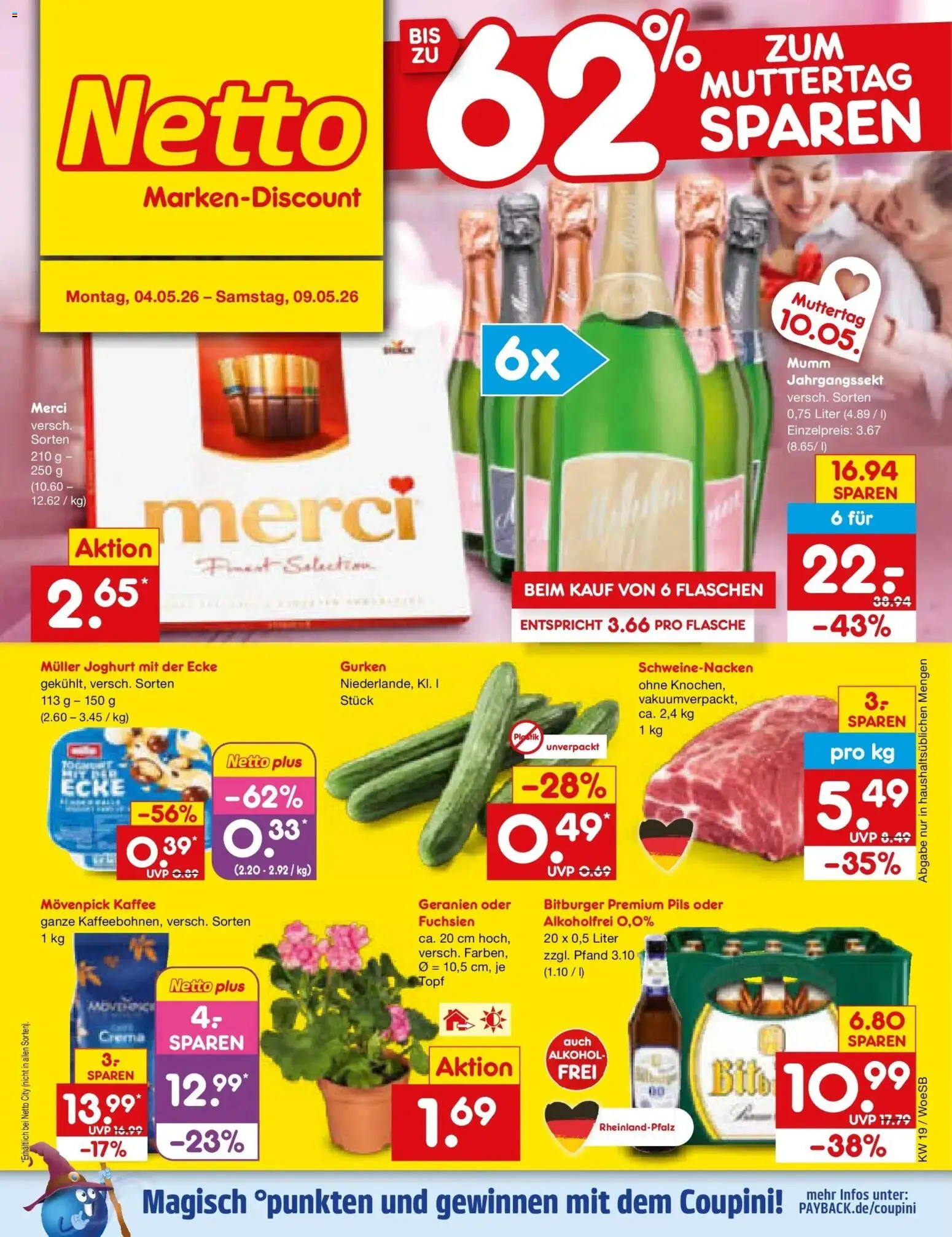 Netto Marken-Discount Prospekt Gemmingen	 – gültig ab 04.05.2026 | Seite: 1