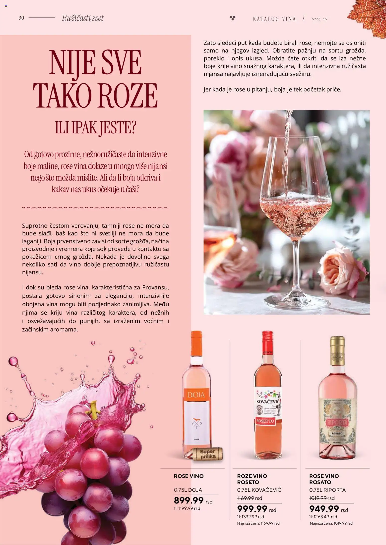Idea katalog - važi od 26.10.2026 | Strana: 30 | Proizvode: Rose vino, Sok, Vino, Roze vino