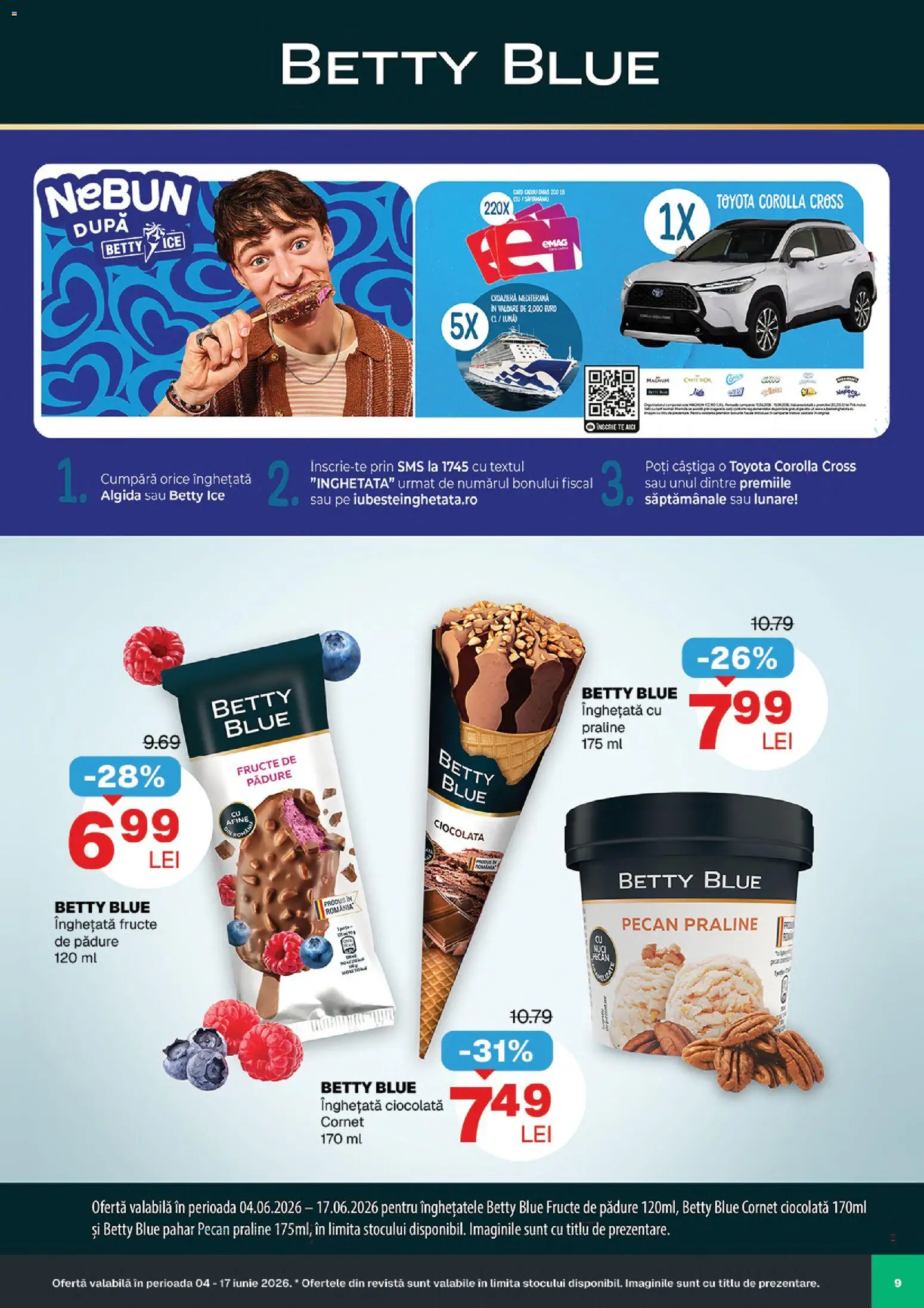 Noul catalog Annabella – valabil de la 04.06.2026 | Pagină: 9 | Produse: Praline, Ciocolată, Înghețată, Fructe