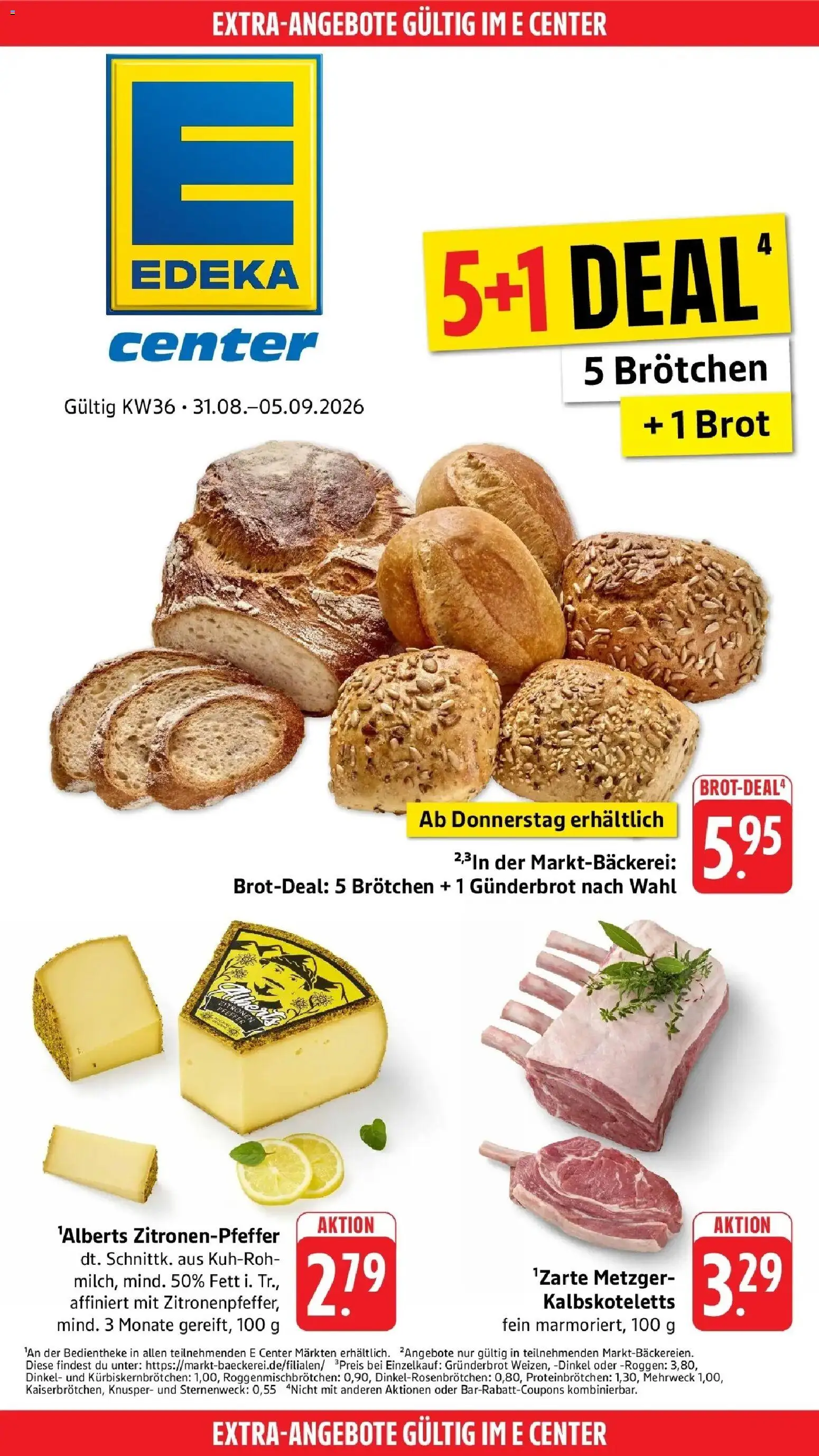 Edeka Prospekt Aalen (ab 31.08.2026) » Angebote Online | Seite: 48 | Produkte: Brot