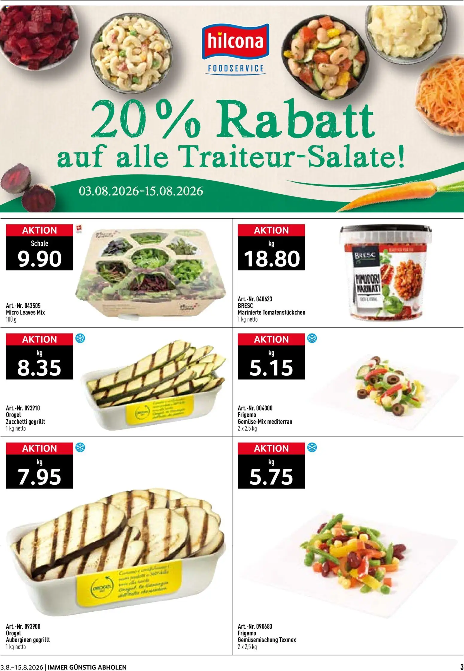 Prodega aktionen Sonne des Südens – gültig ab 03.08.2026 | Seite: 3 | Produkte: Demlik