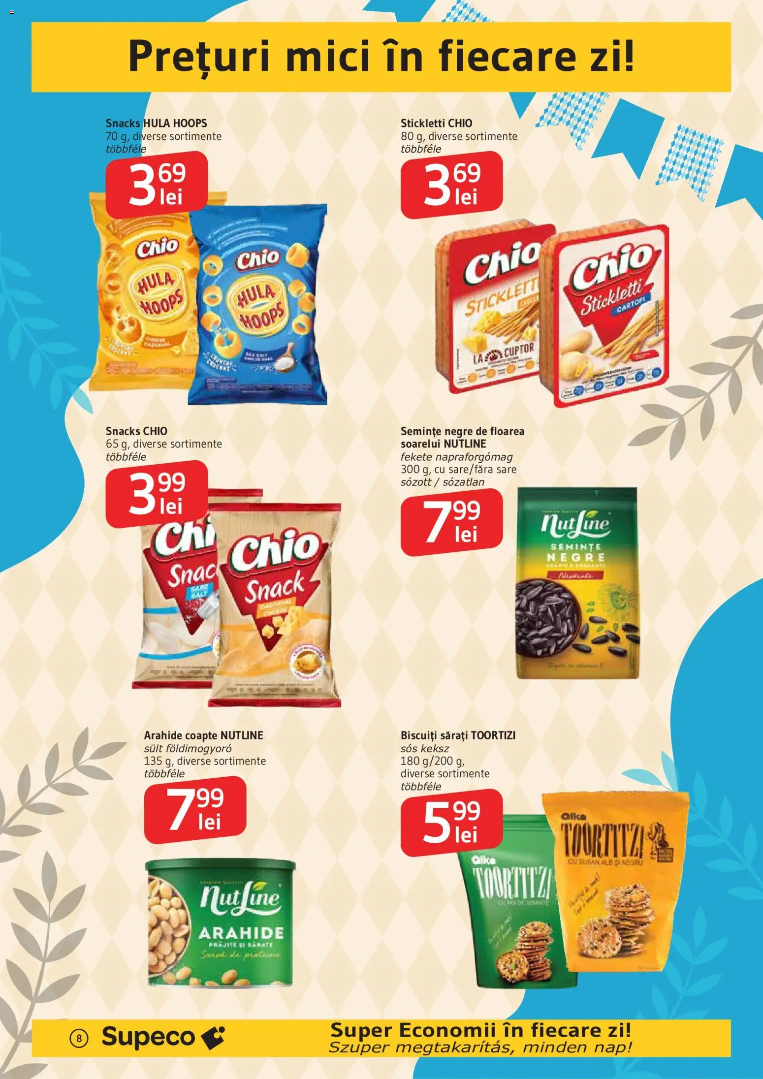 Noul catalog Supeco – valabil de la 24.09.2026 | Pagină: 8 | Produse: Arahide, Semințe, Biscuiți, Sare